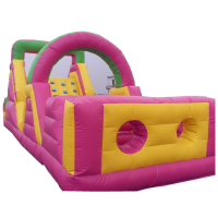 Hola lovely pink inflatable obstacle toy for sale